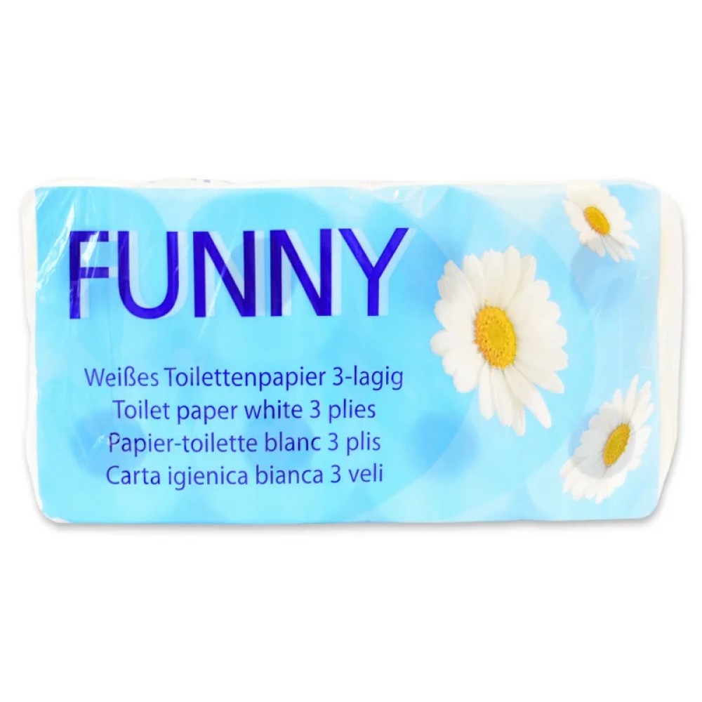 FUNNY | Toilettenpapier 3-lagig / 72 Rollen